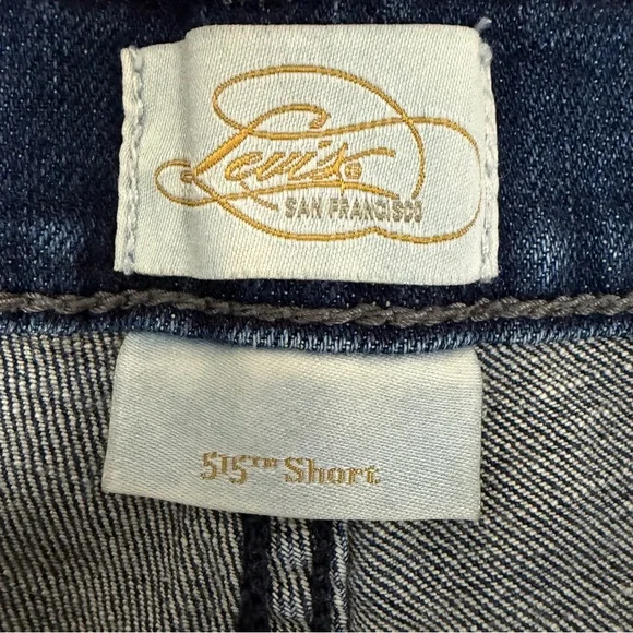 Levi’s 515 Mid-Rise Medium Wash Denim Jean Shorts Size 4 Classic Perfect Fit EUC - Picture 7 of 16